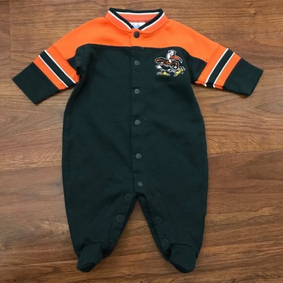 Mighty Mac University of Miami footsie jumper - Picture 1 of 5